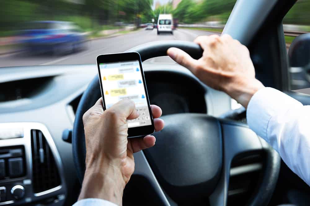 driving for work - distractions course