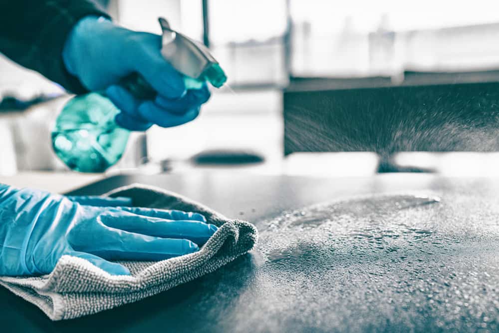 dusting and damp wiping of surfaces training