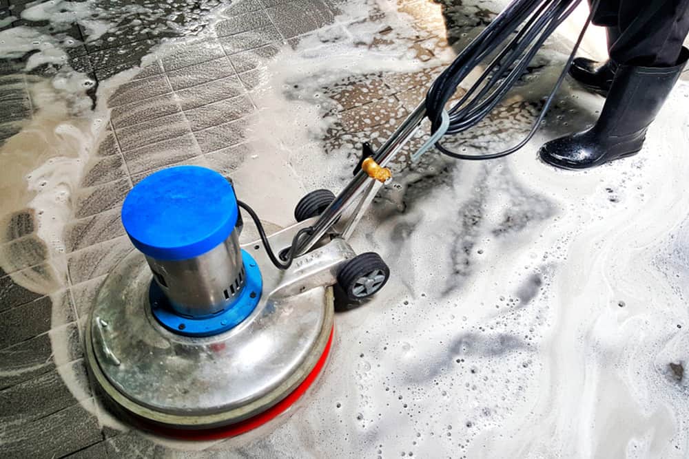 hard floor burnishing training