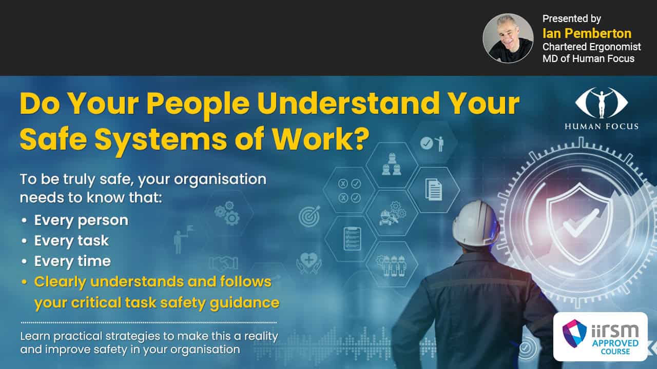 IIRSM's Professional Development Webinar by Ian Pemberton