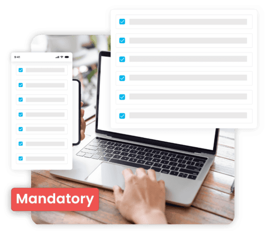 Easily Complete and Track Mandatory