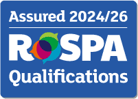 RoSPA Qualifications Course Assured year logo 2024-26